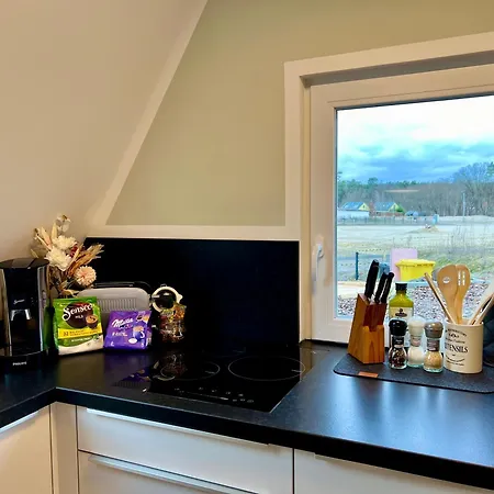 Finnhütten Am Storkower In Brandenburg Сasa de vacaciones *