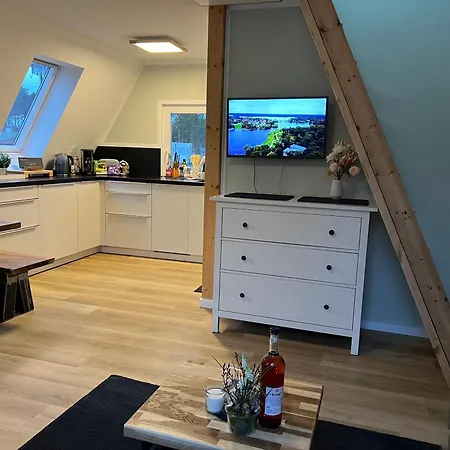 Finnhütten Am Storkower In Brandenburg Сasa de vacaciones *